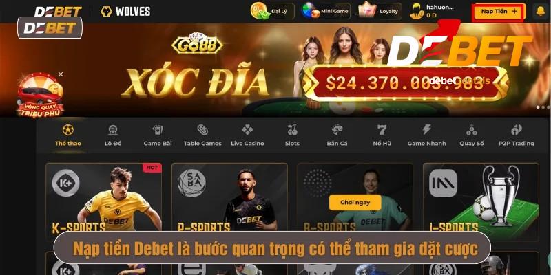 Nạp Tiền Debet là gì